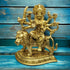 Tamas Brass Handcrafted  Ambe/Durga Maa Idol Murti for Mandir Statue / Idol with Antique Finish (Pack of 1)